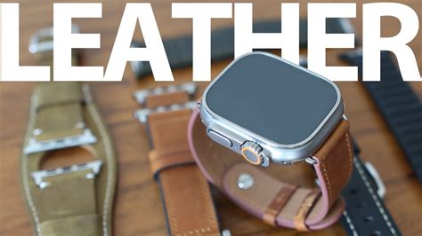 leather band apple watch ultra